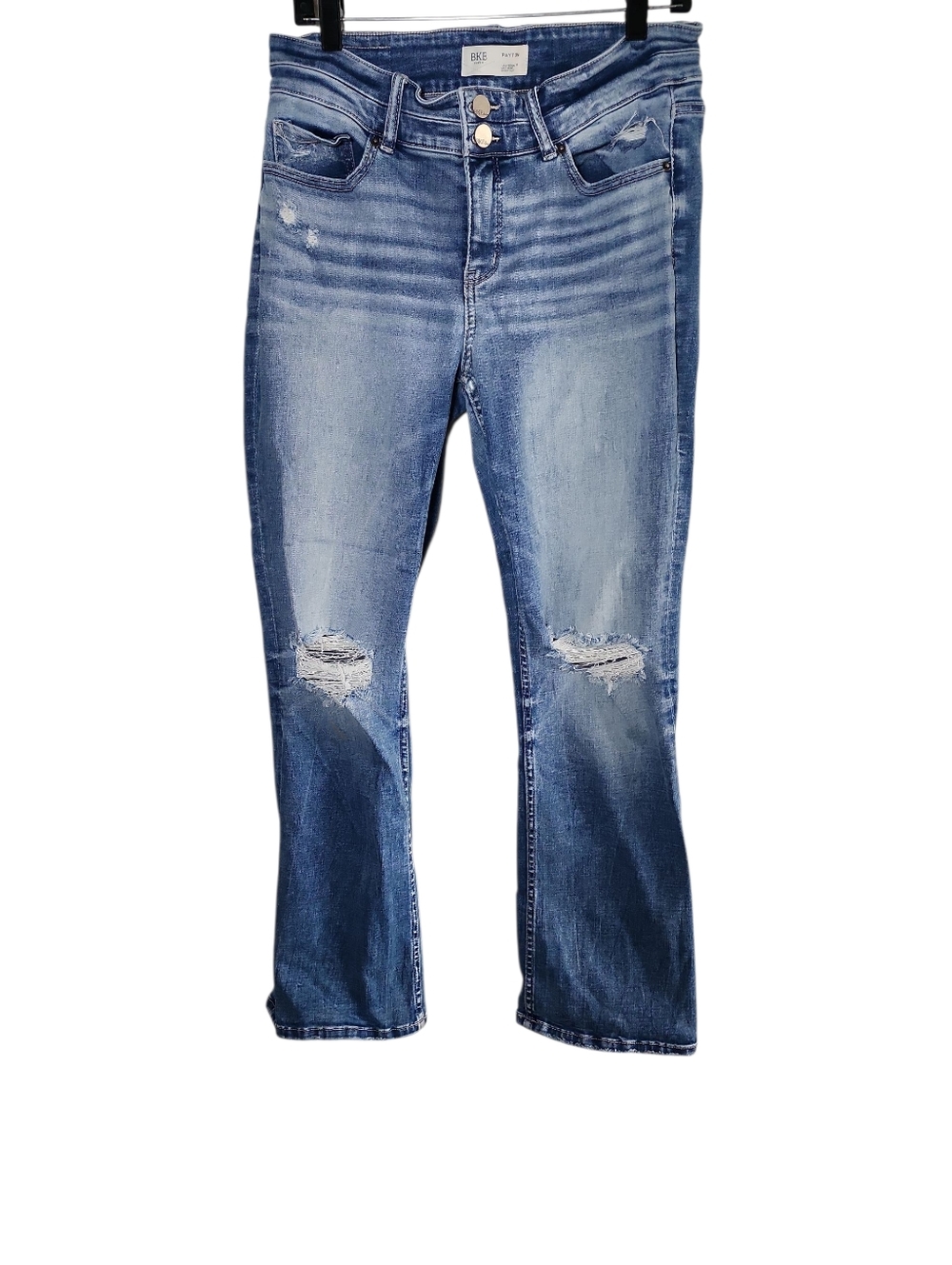 Bke Payton Mid-rise Distressed Bootcut Size 30